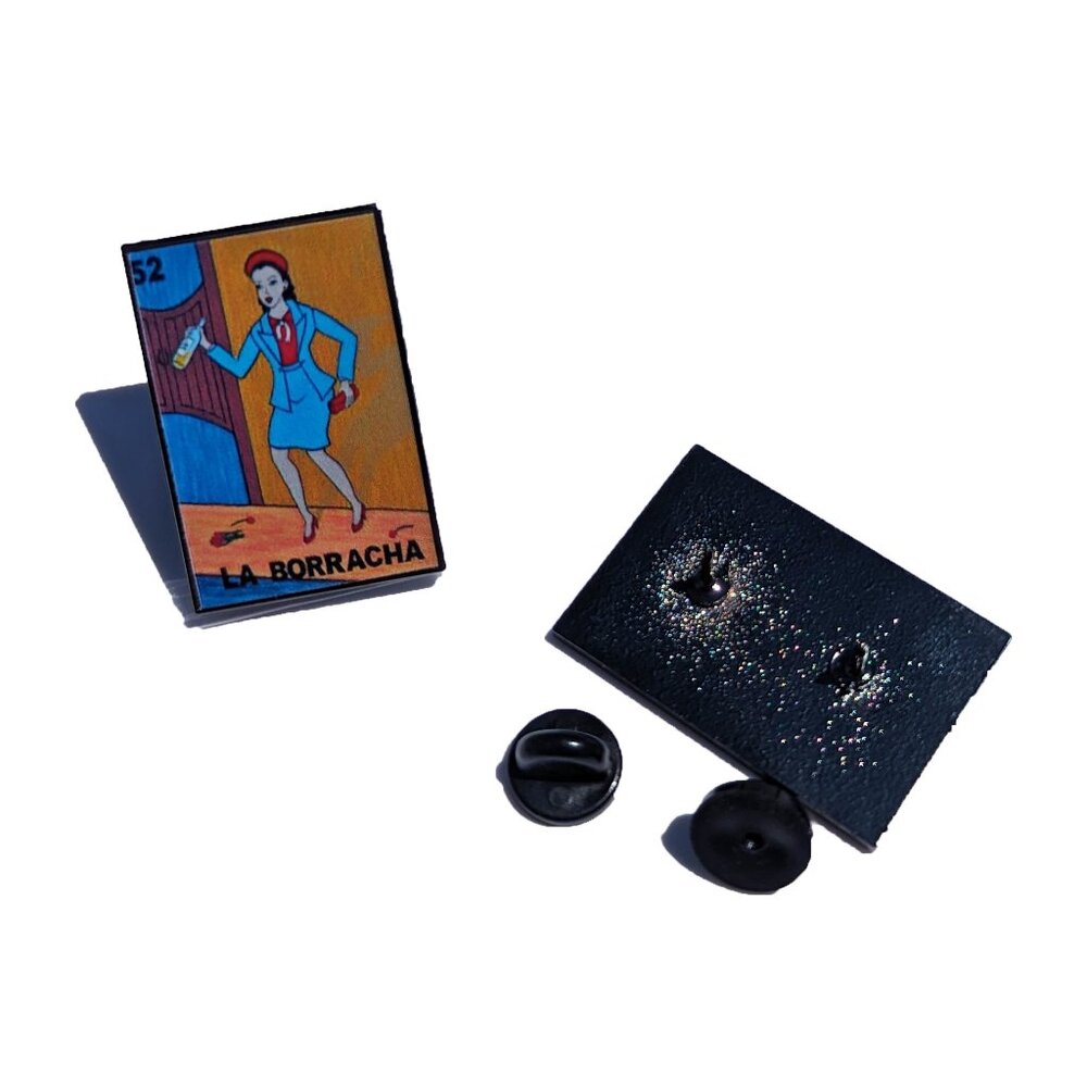 La Borracha Pin Loteria Pin For Caps Clothing Enamel Badge Mexican Pin Drunk